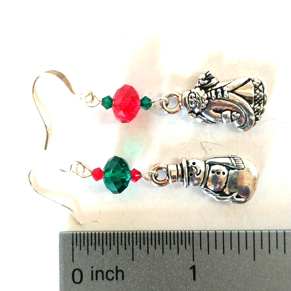 Swarovski Christmas earrings - Picture 3 of 4
